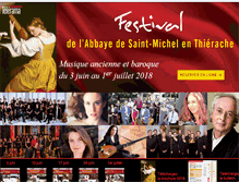 Tablet Screenshot of festival-saint-michel.fr